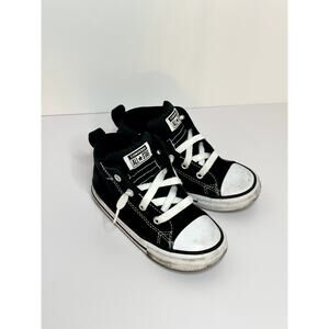 Converse Kids Chuck Taylor High Tops – Size 9 – Black Canvas Sneakers